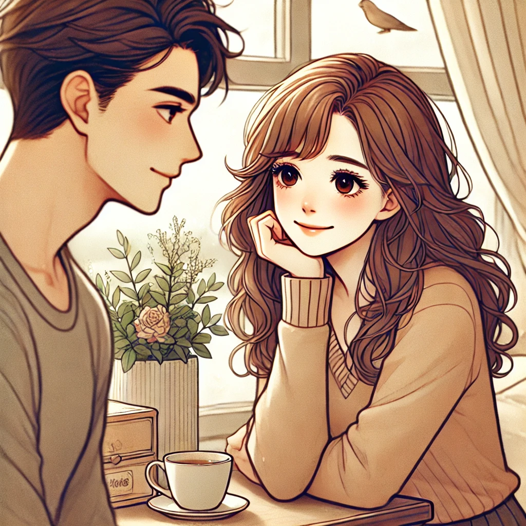 脈ありサインである好きな人と目が合う女性